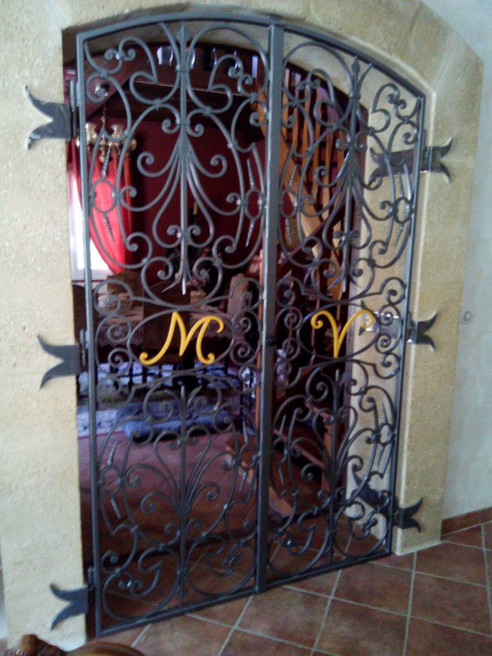 ferronnerie d'art portail (2)