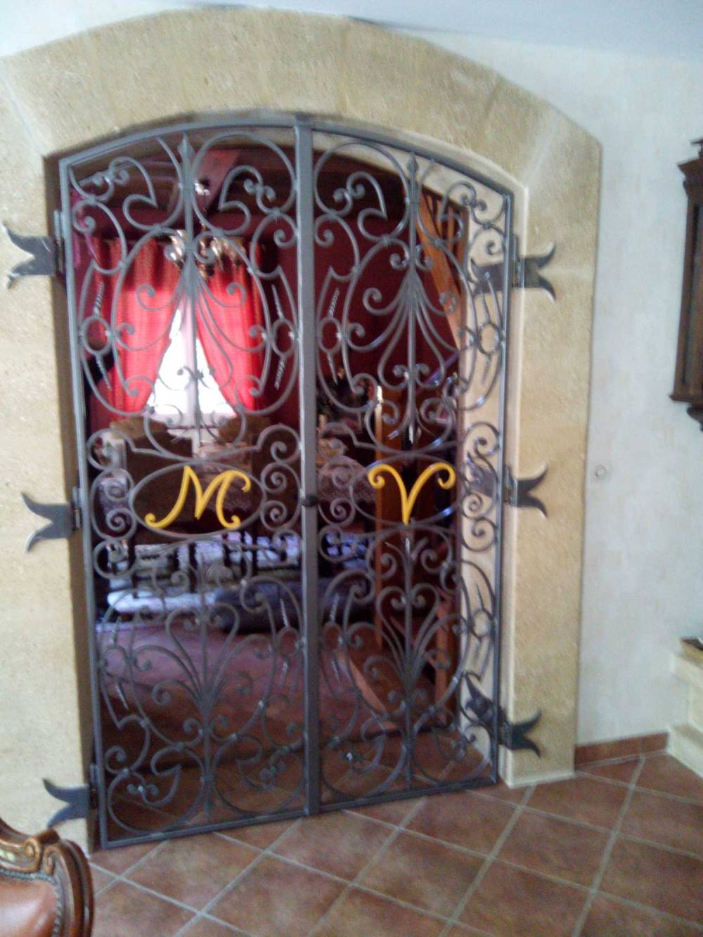 ferronnerie d'art portail (3)